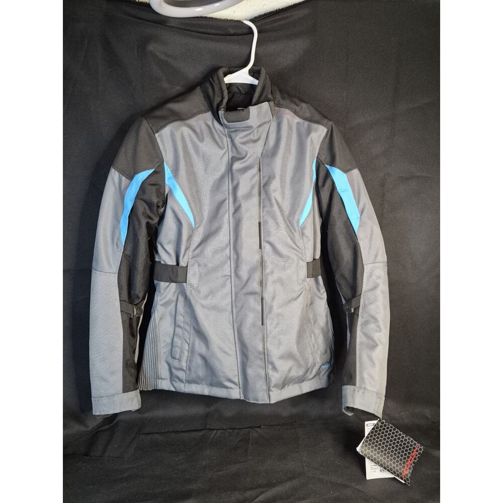 New With Tags , BILT Calypso 2 Women’s Motorcycle Jacket Charcoal/Black/ S Small